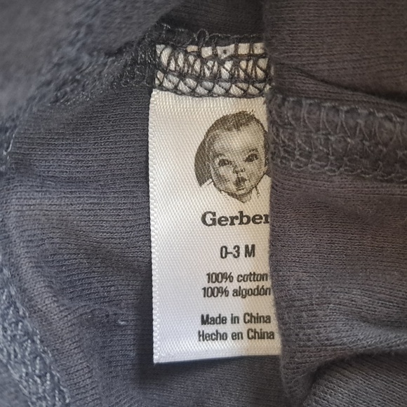 Set of 2: Grey Pants-0/3 Months - Picture 5 of 5